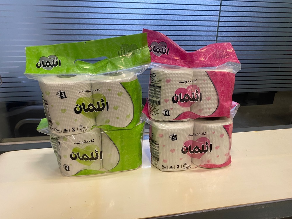 دستمال توالت دوقلو ائلمان (دو تا  بخر سه تا ببر )