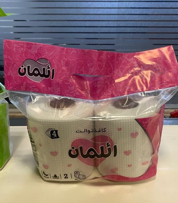 دستمال توالت دوقلو ائلمان (دو تا بخر سه تا ببر )